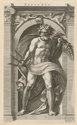 Nettuno, foglio 2 della serie "Otto divinità antiche"