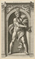 Plutone, foglio 3 della serie "Otto divinità antiche"