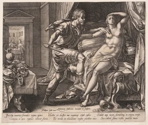 Tarquinio e Lucrezia, da La storia di Lucrezia