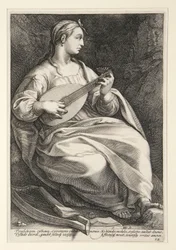 Terpsichore, tavola 5 della serie “Le nove Muse”
