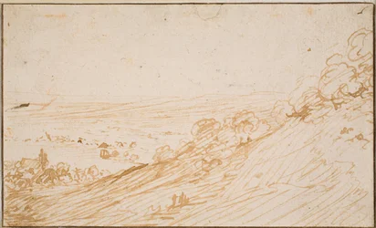 Paesaggio con pendio
