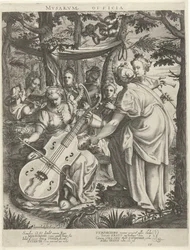 Concerto delle muse sul Parnaso