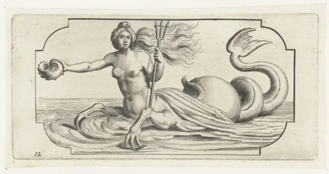 Figura femminile con tridente di Nettuno