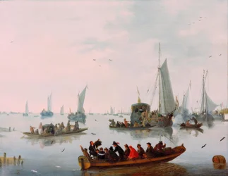 Ricevimento festivo di uno yacht di stato