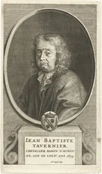 Ritratto di Jean-Baptiste Tavernier (1605-1699), 1680 circa (incisione)