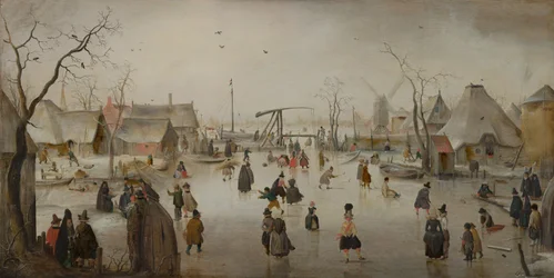 Sport sul ghiaccio, c.1610