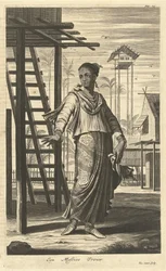 Ritratto di una donna di etnia mista