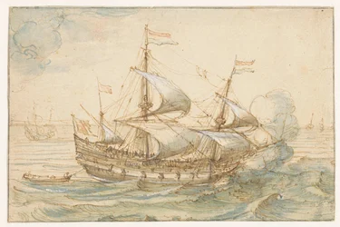 Nave da guerra in mare
