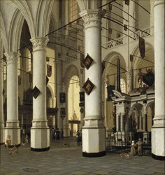Interno della Nieuwe Kerk, Delft