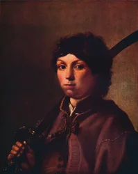 Un ragazzo con una sciabola