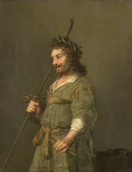Ritratto di un uomo vestito da pastore