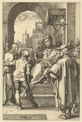 Cristo davanti a Pilato, dalla Passione di Cristo, 1596