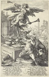 Fama e Storia, da Eroi Romani, 1586