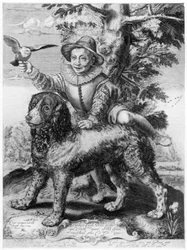 Incisione di Goltzius del figlio del suo amico, Theodore Frisius, Roma, 1599, 1913