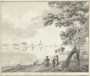 Veduta di Dodewaard e Hien