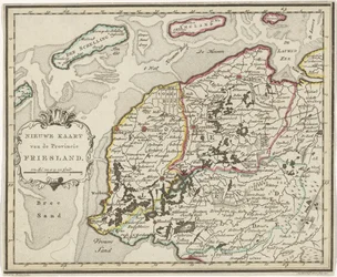 Mappa della Frisia