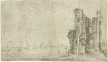 Rovina della Casa di Merwede vicino a Dordrecht