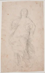 Santa Agata in piedi