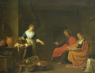 Cristo nella Casa di Marta e Maria, 1645