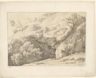 Rocce con cespugli