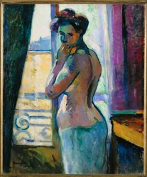 Mme. Manguin, incinta (olio su tela)