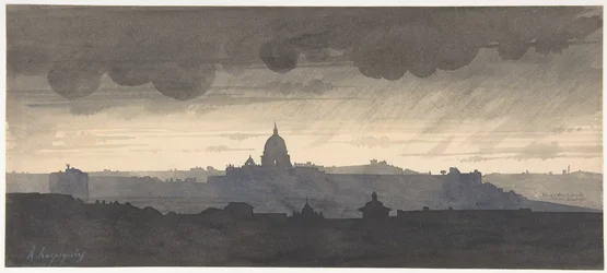 San Pietro visto dal Pincio, Roma