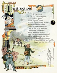 Illustrazione per "Alfabeto dei buoni esempi", c.1890