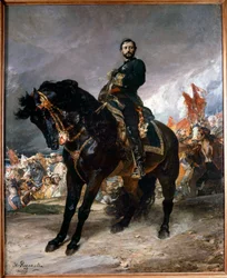 Rivoluzione di settembre: Generale Juan Prim davanti a Madrid