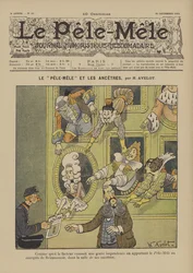 Le Pele-Mele et les ancetres. Illustrazione per Le Pele-Mele, 1902