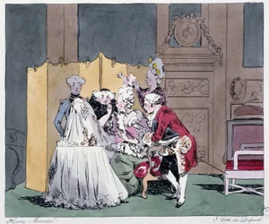 La toilette (scena di acconciatura) nel 18° secolo - in “Jadis et aujourd