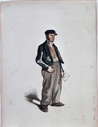Il Commissionario (Fattore) di Henri Monnier, ca. 1850