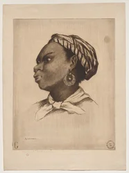 Una donna africana, dopo Eva Gonzalès