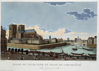 La chiesa di Notre-Dame e il palazzo dell