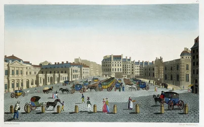 Veduta del Palais Royal e del Château d