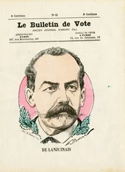 Ballot 2a serie, Satirico a colori: De Lanjuinais - Illustrazione di Henri Demare