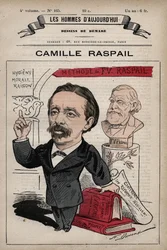 Caricatura di Camille Raspail 1827-1893 politico inglese da 