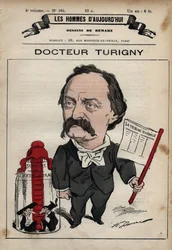 Caricatura di Jean Prosper Turigny 1822-1905 da 