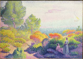 Paesaggio con due donne, 1895