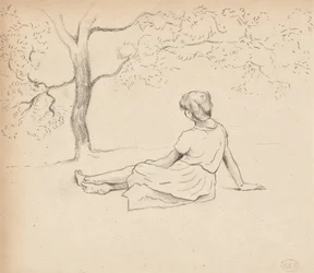 Studio per "Lavandaie in Provenza", c.1885-89