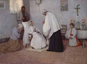 Comunione in extremis, 1889