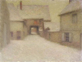 Neve, il vecchio villaggio, Gerberoy, 1902