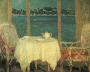 La terrazza davanti alla baia di St. Tropez