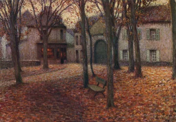 Il villaggio in autunno, c1915