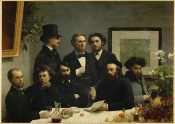 Coin de table (dipinto su tela)