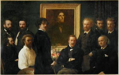 Hommage a Delacroix (olio su tela)