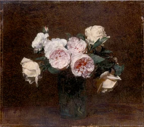 Natura morta: rose rosa, bianche e gialle, 1894