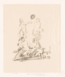 Studio di tre donne danzanti