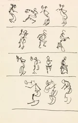 Quattro Registri di Quattordici Figure Danzanti