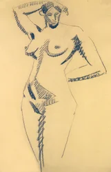 Nudo femminile scultoreo