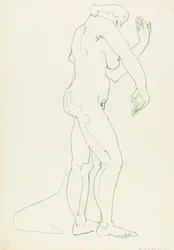 Figura femminile in piedi